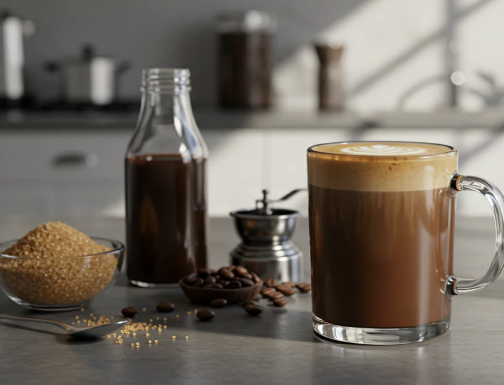 Brown Sugar Şurubuyla Yumuşak Americano